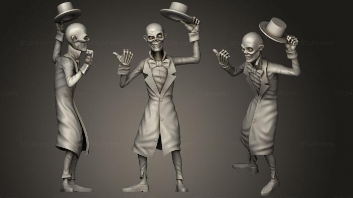 Figurines simple (Hitchhiking Ghosts, STKPR_1447) 3D models for cnc